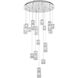 Aston 16 Light 32 inch Chrome Pendant Ceiling Light