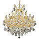 Maria Theresa 19 Light 30 inch Gold Dining Chandelier Ceiling Light in Clear, Royal Cut