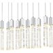 Aurora 10 Light 12 inch Chrome Pendant Ceiling Light