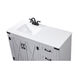 Grant 42 X 19 X 34 inch Grey Vanity Sink Set