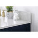 Sinclaire 48 X 22 X 34 inch Blue Vanity Sink Set