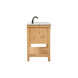 Clement 48 X 22 X 34 inch Natural Wood Bathroom Vanity Cabinet