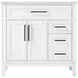 Virginia 36 X 35 inch White Bathroom Vanity Cabinet