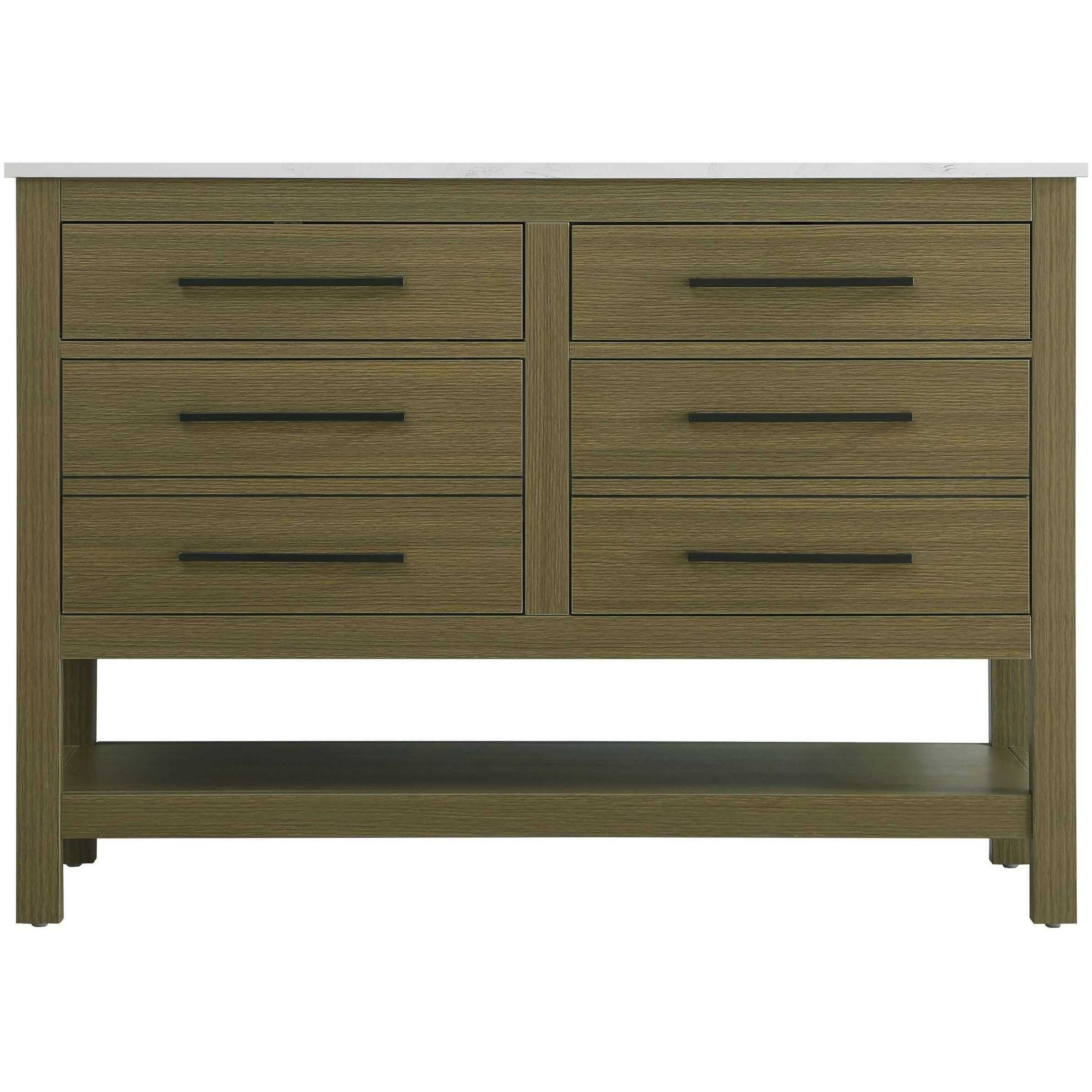 Karson 48 X 34 inch Chestnut Brown Bathroom Vanity Cabinet