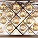 Madison 8 Light 32 inch Polished Nickel Pendant Ceiling Light in Golden Teak, Urban Classic