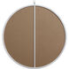Eternity 28 X 28 inch White Wall Mirror