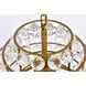 Savannah 3 Light 16 inch Brass Pendant Ceiling Light