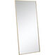Monet 60 X 30 inch Brass Wall Mirror