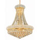 Primo 14 Light 24 inch Gold Dining Chandelier Ceiling Light in Royal Cut