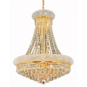 Primo 14 Light 24 inch Gold Dining Chandelier Ceiling Light in Royal Cut