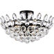 Emilia 5 Light 18 inch Black Flush Mount Ceiling Light