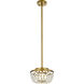 Gianna 3 Light 10 inch Brass Pendant Ceiling Light