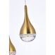 Amherst 3 Light 24 inch Satin Gold Linear Pendant Ceiling Light