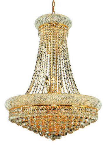 Primo 14 Light 28 inch Gold Dining Chandelier Ceiling Light in Royal Cut