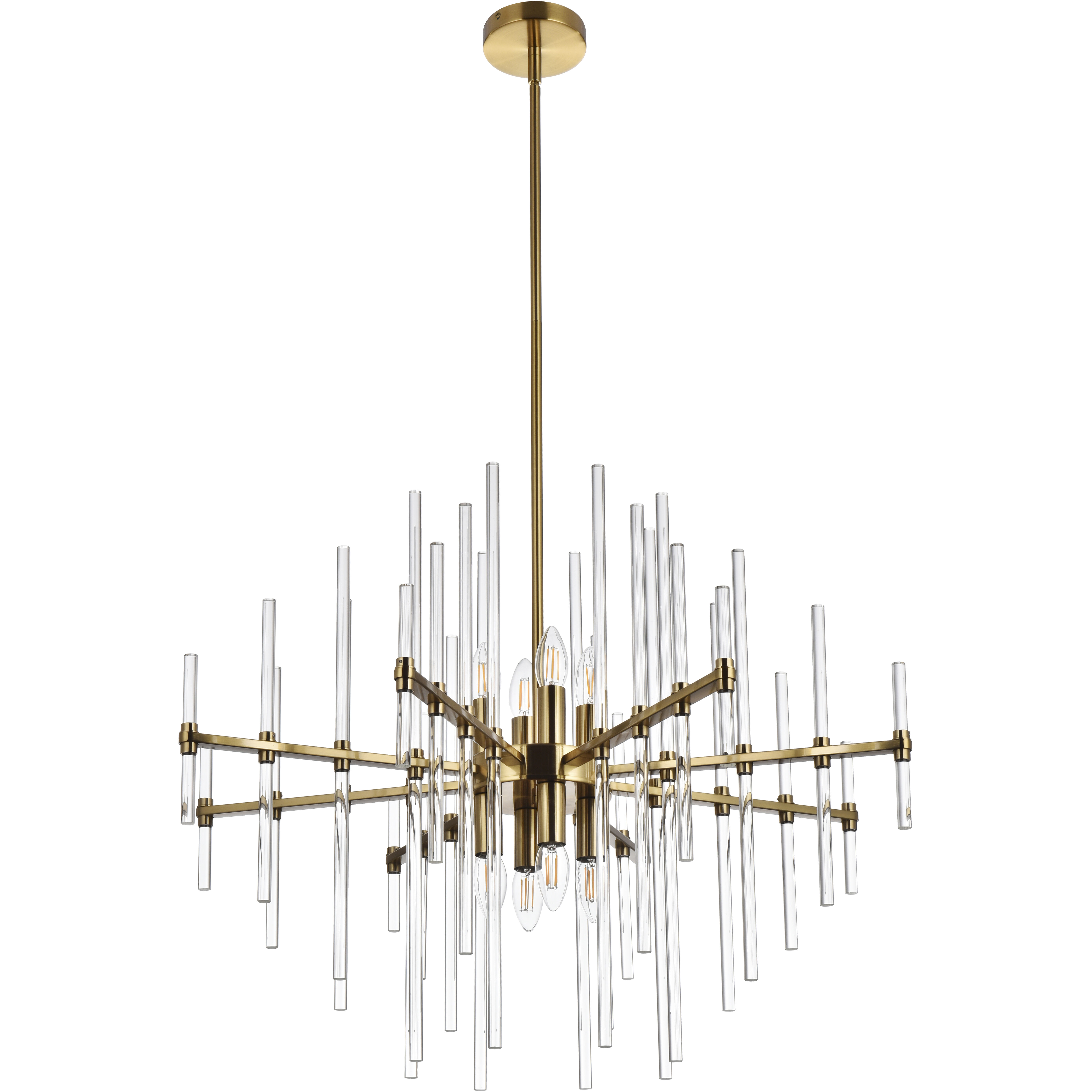 Sienna 8 Light 27 inch Gold Pendant Ceiling Light