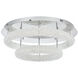 Bowen 2 Light 26 inch Chrome Flush Mount Ceiling Light
