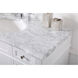 Wesley 48 X 22 X 35 inch White Vanity Sink Set