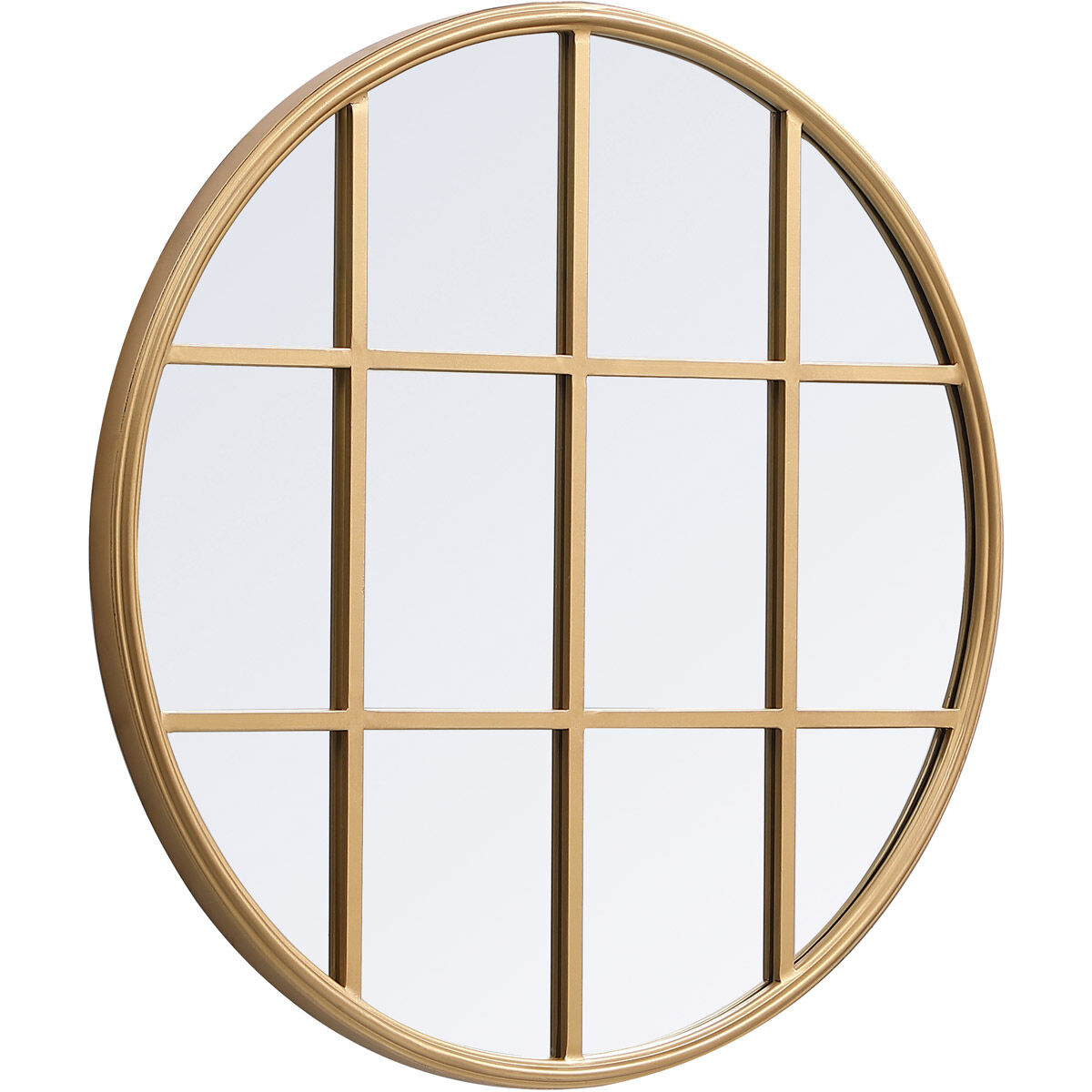 Motif 28 X 28 inch Brass Wall Mirror