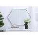 Eternity 34 X 24 inch Silver Wall Mirror