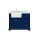 Franklin 42 X 22 X 35 inch Blue Bathroom Vanity Cabinet