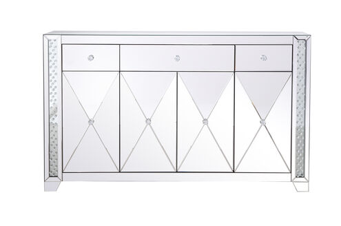 Modern 60 X 14 inch Clear Credenza