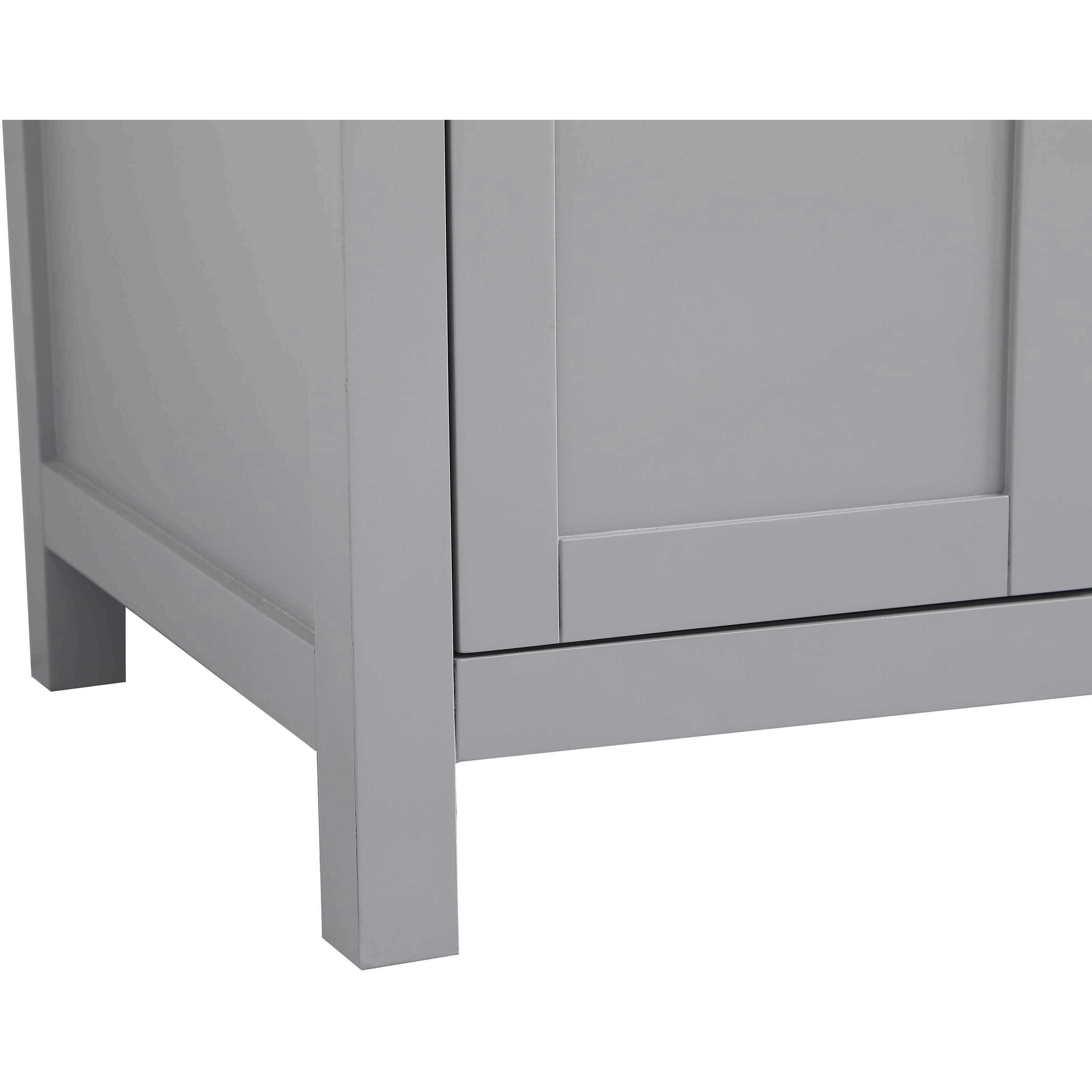 Lewis 72 X 22 X 34 inch Grey Vanity Sink Set
