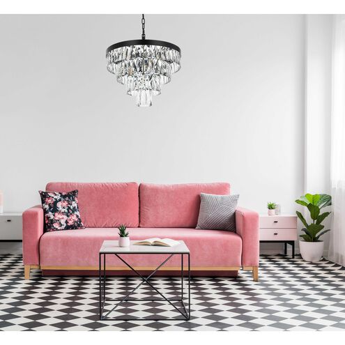 Josephine 10 Light 20 inch Black Chandelier Ceiling Light