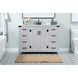 Grant 48 X 19 X 34 inch Grey Vanity Sink Set