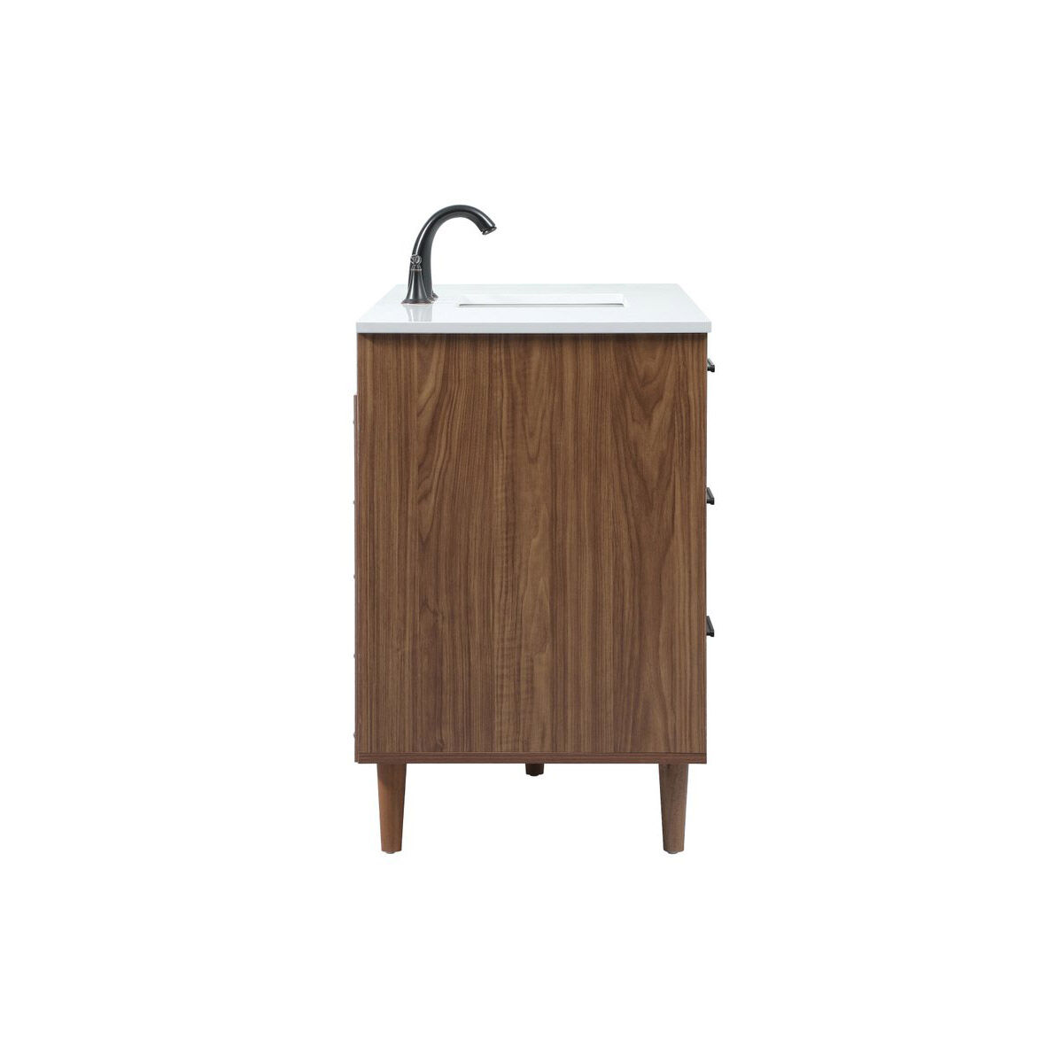 Baldwin 48 X 22 X 34 inch Walnut Brown Vanity Sink Set in Not Included