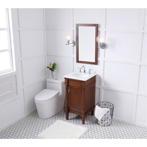 Lexington 19 X 18 X 35 inch Walnut Vanity Sink Set 