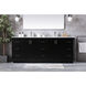 Hayes 84 X 22 X 35 inch Black Vanity Sink Set