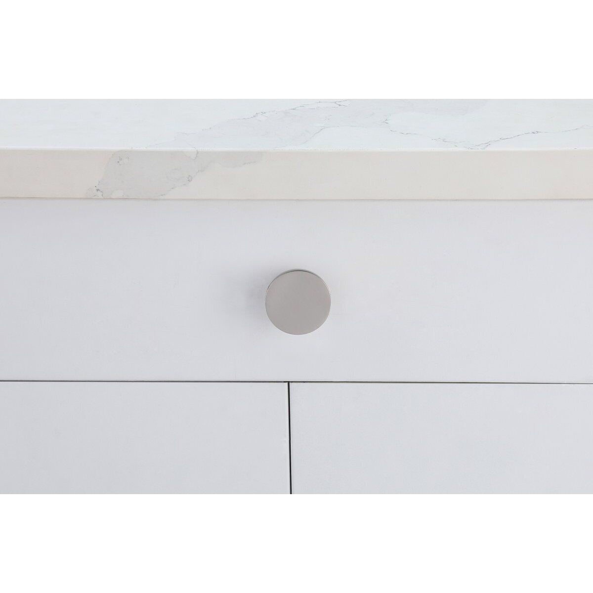 Trovon Brushed Nickel Hardware Cabinet Knob, Set of 10