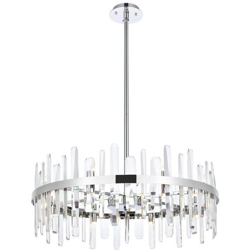 Serena 16 Light 32 inch Chrome Chandelier Ceiling Light