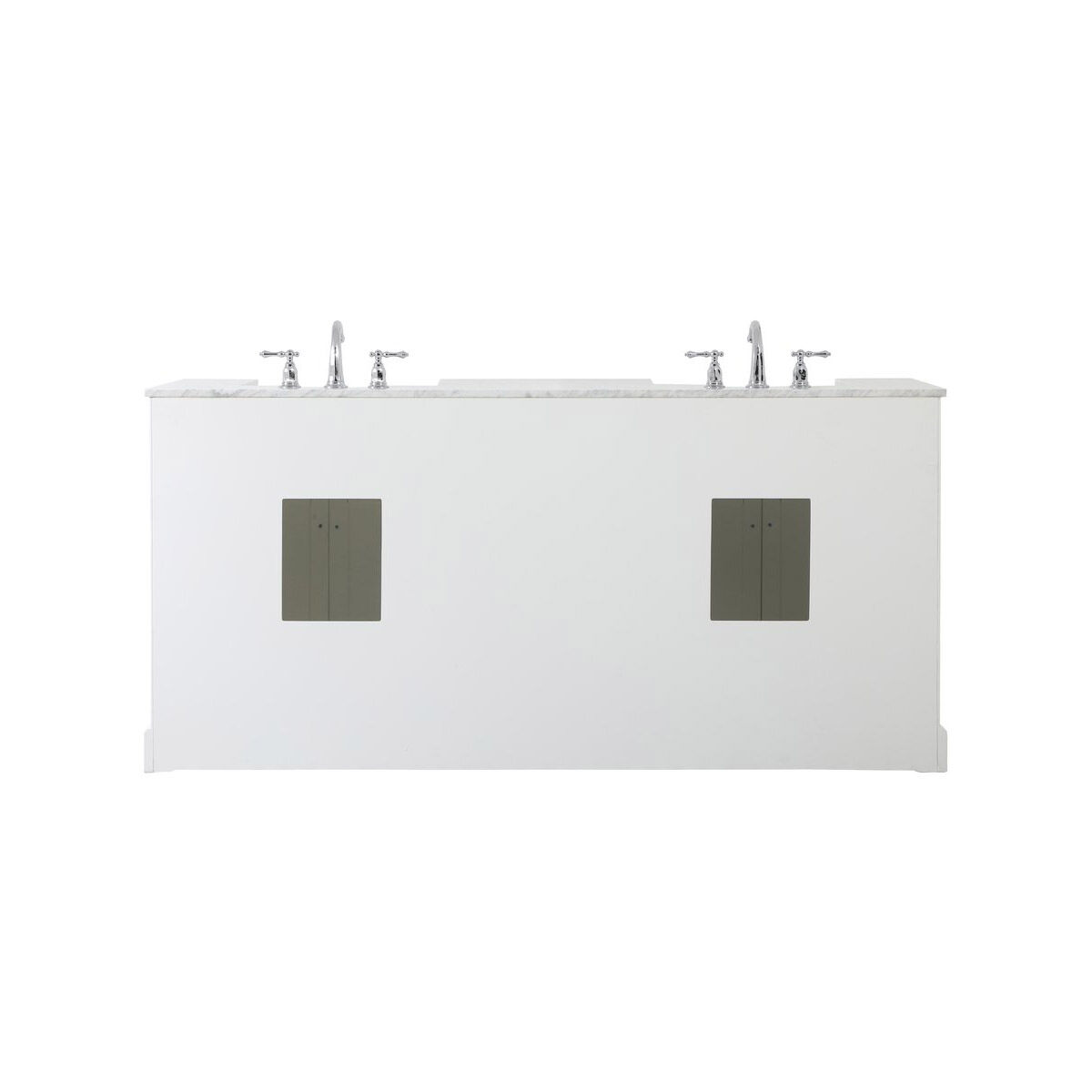 Franklin 72 X 22 X 34.75 inch White Bathroom Vanity Cabinet