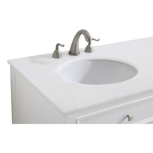 Cape Cod 60 X 21 X 35 inch Antique White Vanity Sink Set