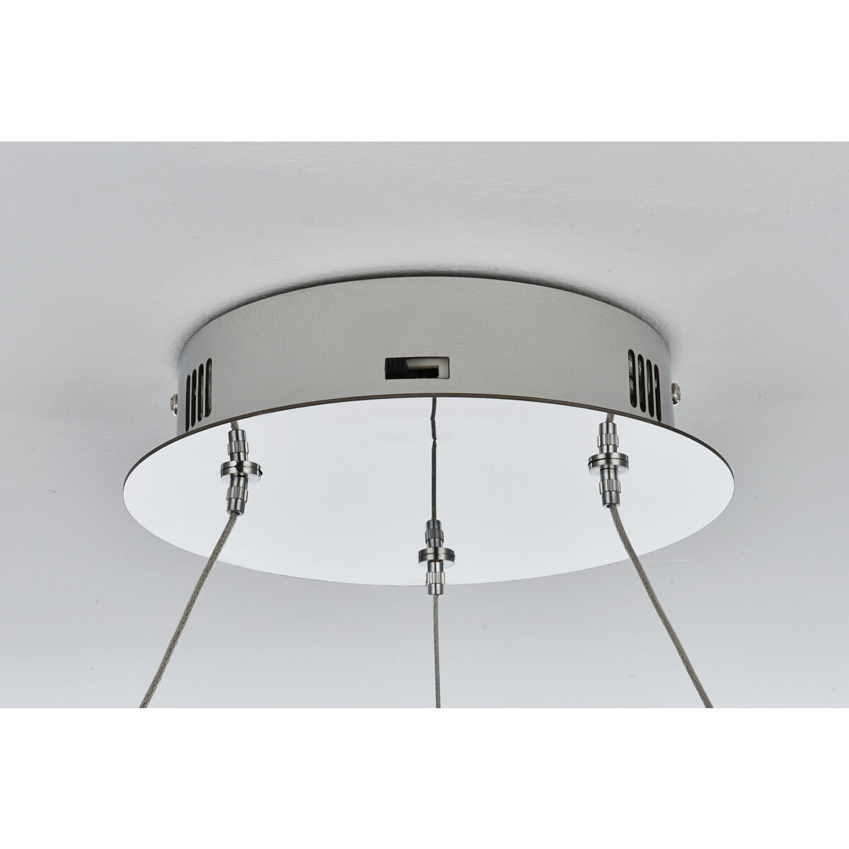 Elegant Lighting 2050D22C Linden 1 Light 22 inch Chrome