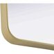 Remy 40 X 27 inch Brass Mirror