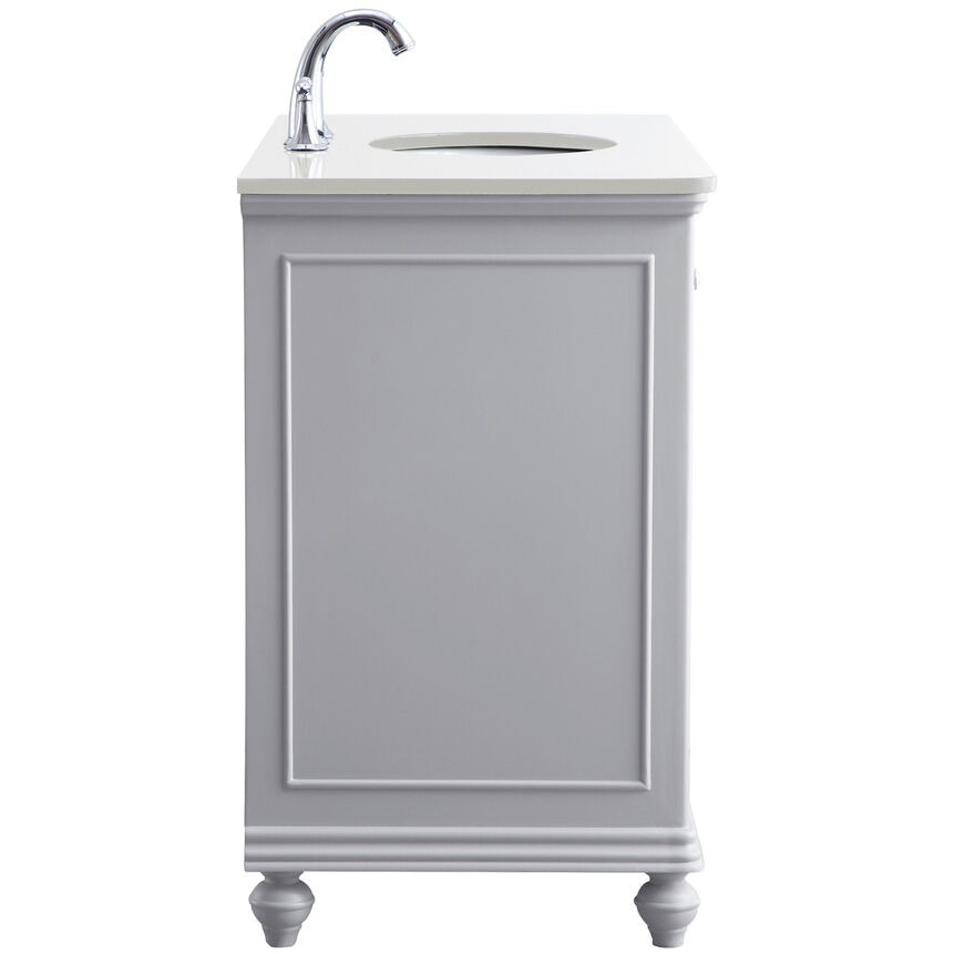 Otto 42 X 21 X 35 inch Grey Vanity Sink Set