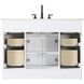 Remington 48 X 35 inch White Bathroom Vanity Cabinet