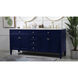 Park Avenue 72 X 22 X 35 inch Blue Vanity Sink Set