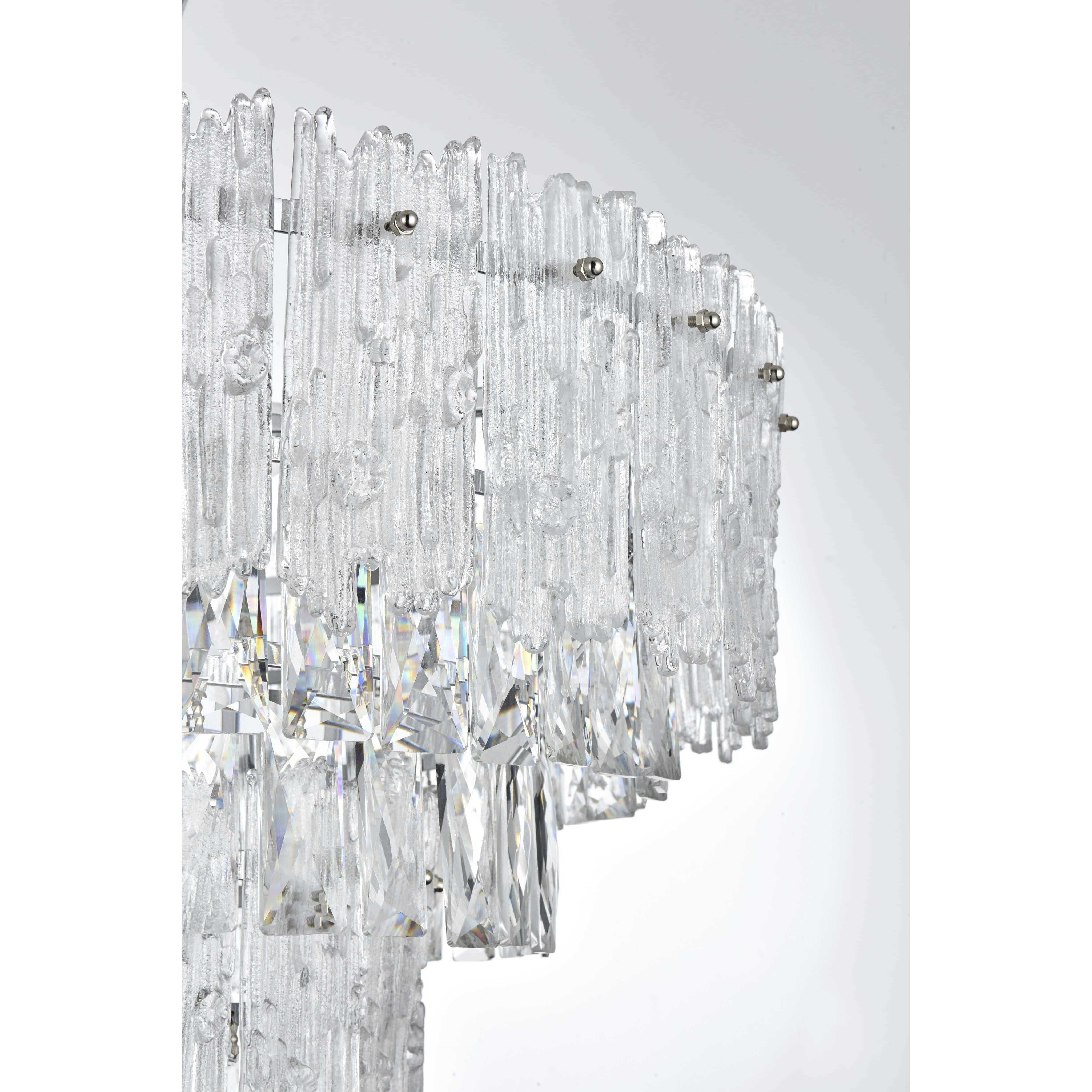 Emilia 8 Light 25 inch Chrome Flush Mount Ceiling Light