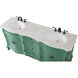 Danville 72 X 21 X 36 inch Vintage Mint Vanity Sink Set