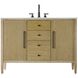 Blakely 48 X 34 inch Linen Oak Bathroom Vanity Cabinet