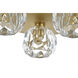 Graham 3 Light 12 inch Gold Flush Mount Ceiling Light