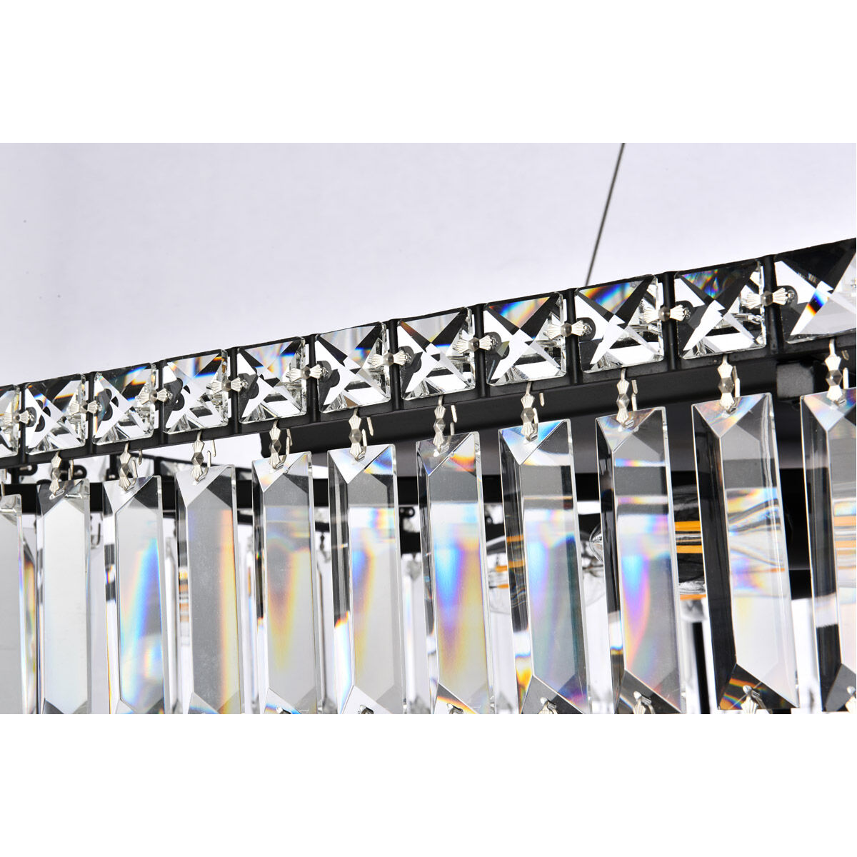 Maxime 12 Light 24 inch Black and Clear Chandelier Ceiling Light in Royal Cut