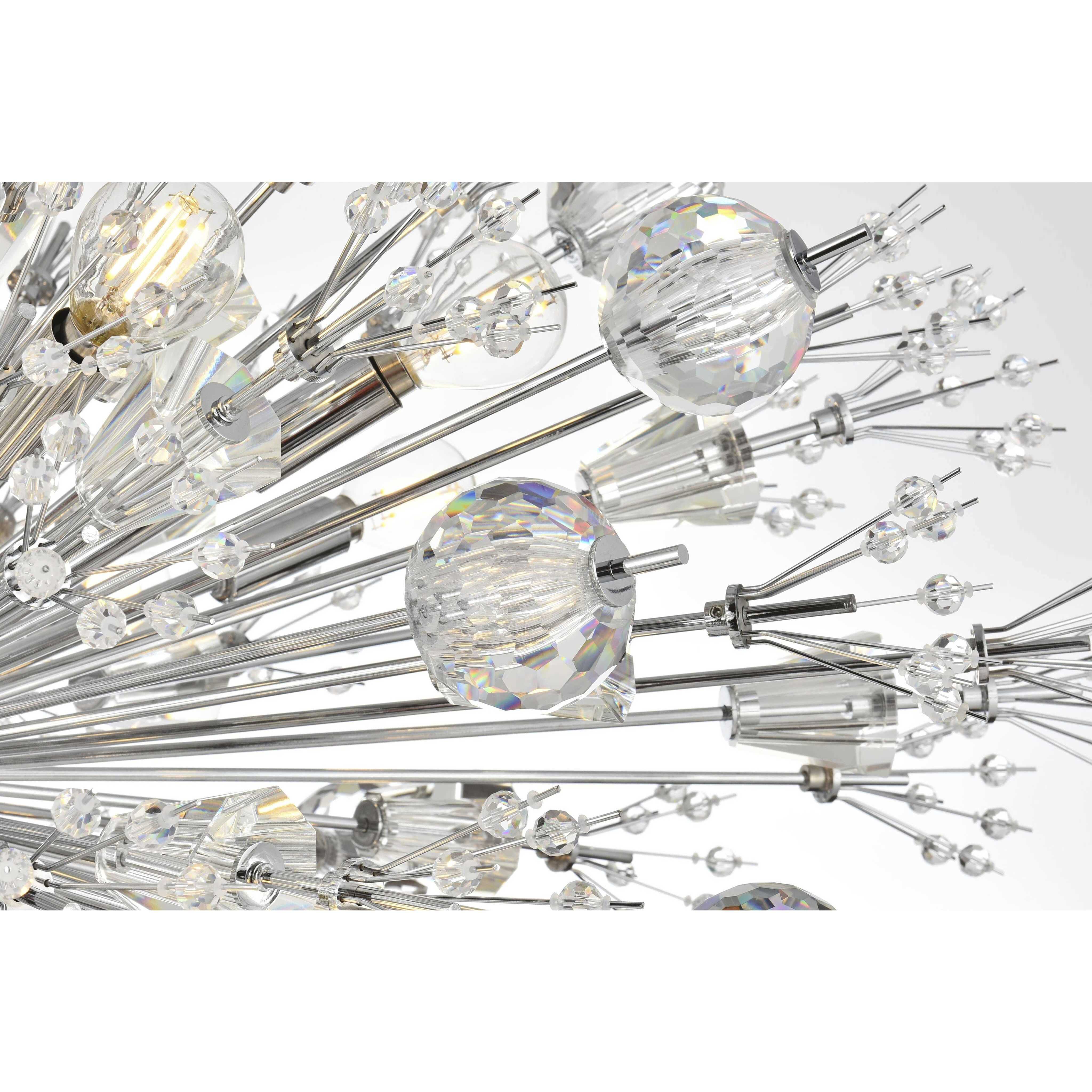 Vera 38 Light 23 inch Chrome Pendant Ceiling Light