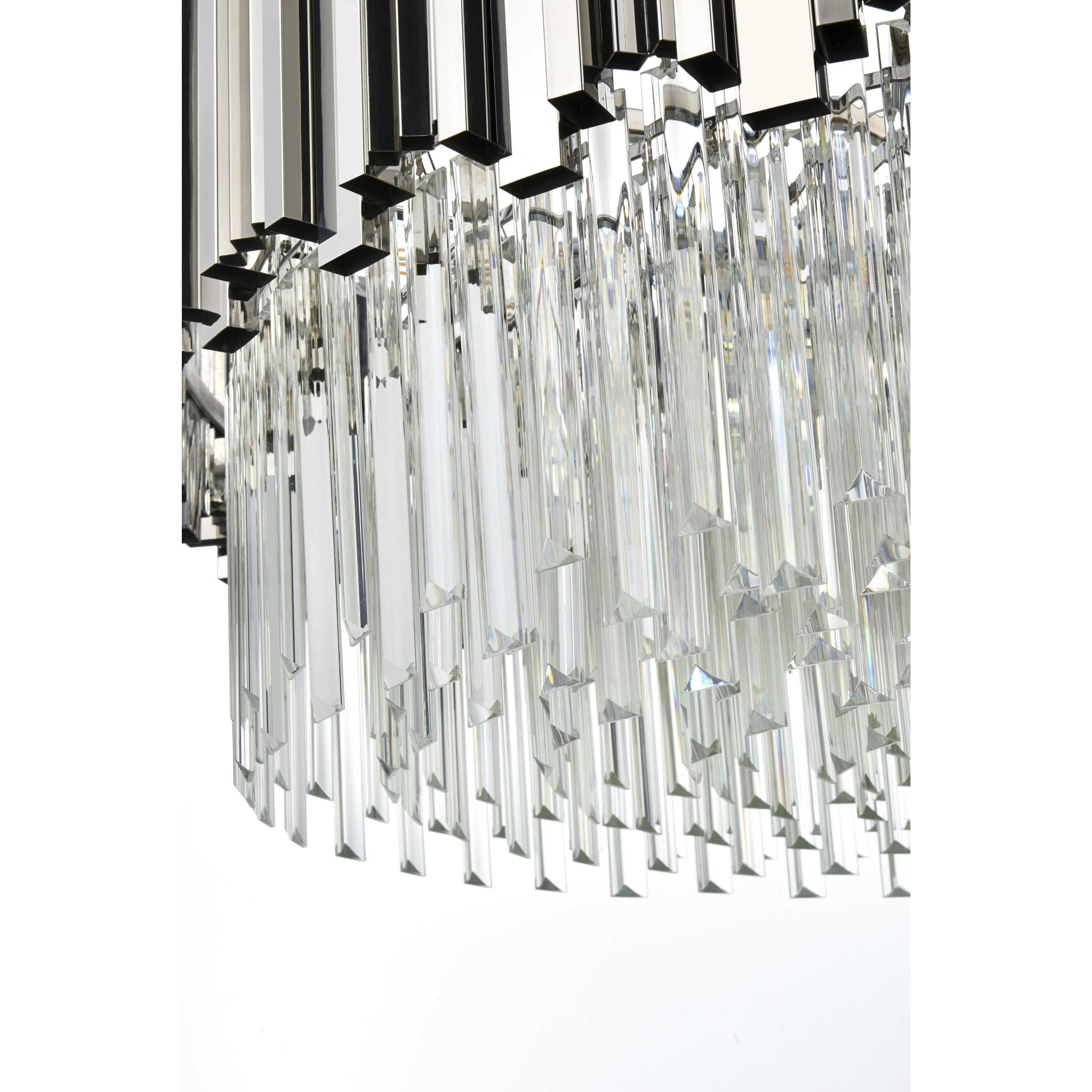 Willow 10 Light 32 inch Chrome Chandelier Ceiling Light