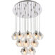 Eren 18 Light 15 inch Chrome Pendant Ceiling Light