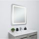 Genesis 30 X 24 inch Glossy White LED Mirror