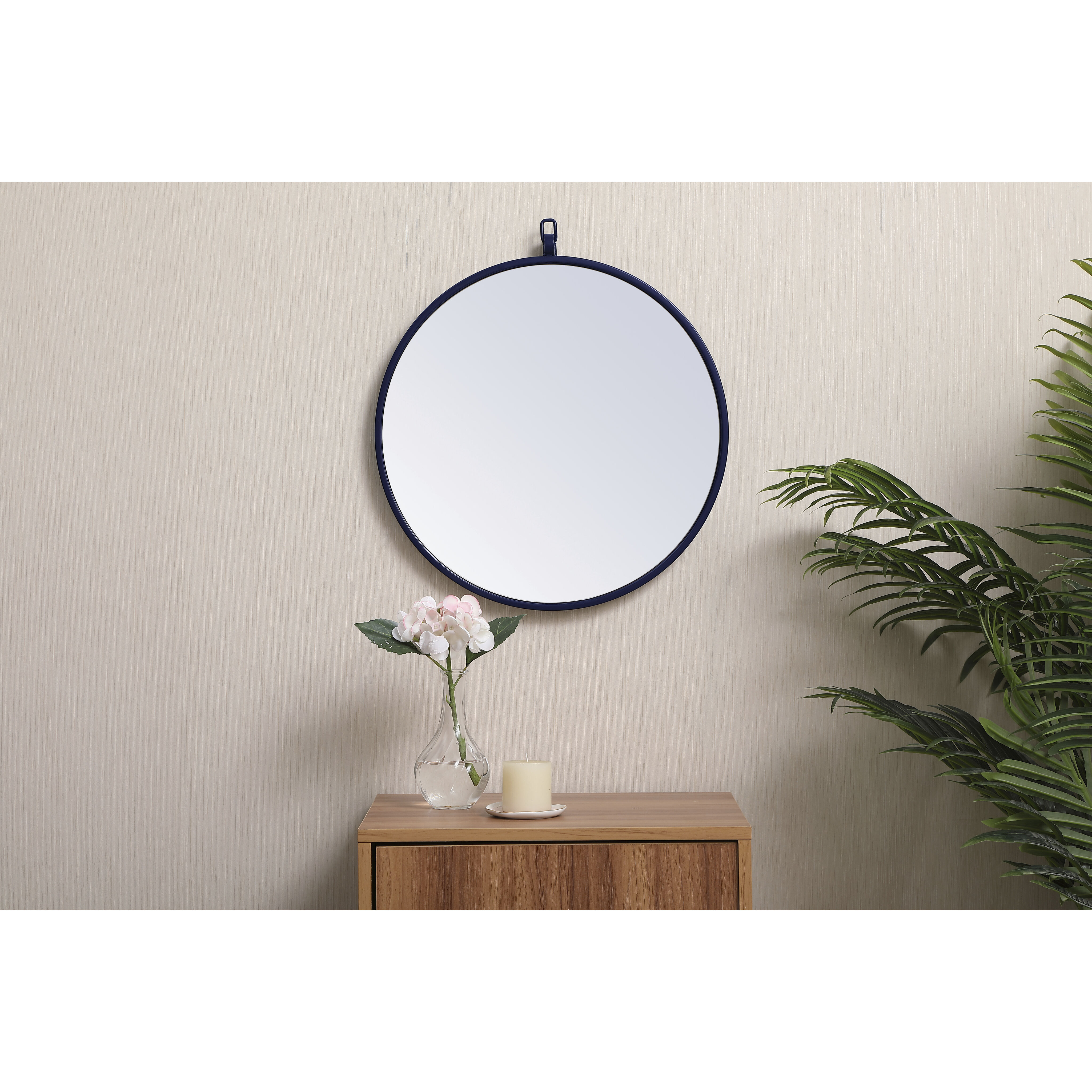 Eternity 18 X 18 inch Blue Wall Mirror